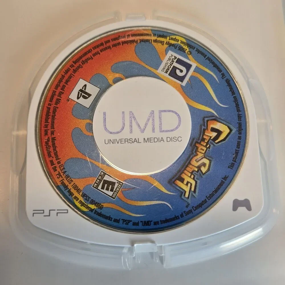 GripShift (Sony PSP) - Complete with Case - Tested & Working Missing Manual